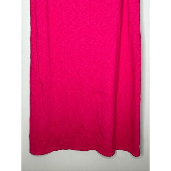 Chico’s Linen Blend Pink Embroidered Collar Dress Size 0 (4) - Picture 3 of 7